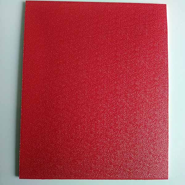 红色ABS/ASA皮纹板